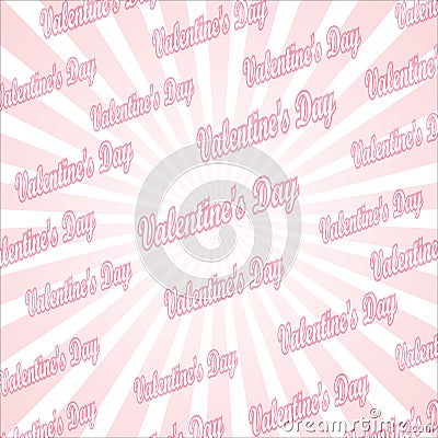 Popular abstract pink and white rays background Vector Illustration