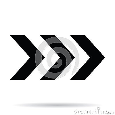 Popular abstract zig zag black chevron stack grunge pattern back Vector Illustration