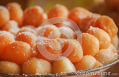 Popular Bangladeshi Sweetmeats Stock Photo