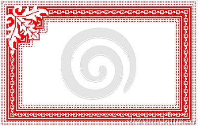 Popular motif, pattern, regular motif, tablecloth Stock Photo