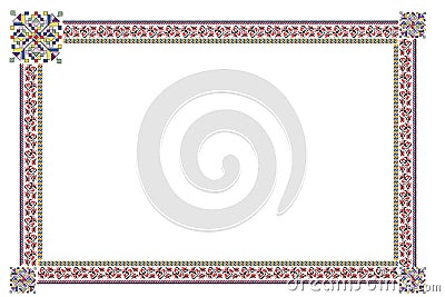 Popular motif, pattern, regular motif, tablecloth Stock Photo