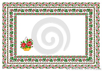 Popular motif, pattern, regular motif, tablecloth Stock Photo