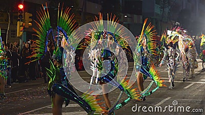 Regaño Ya que aprender Popular Regla De Carnaval Con Comparadores Bailando Disfraces Metrajes -  Vídeo de mascarada, modelo: 168356402