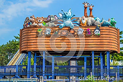 Noah`s Ark Waterpark - Wisconsin Dells Editorial Stock Photo