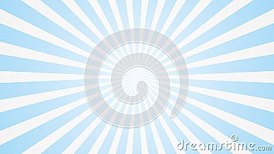 Popular white and blue ray starburst sunburst pattern sky cloud background television vintage 16:9 1920 x 1080 for youtube mobile Vector Illustration