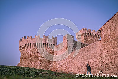 Populonia historic village in Tuscany, Italy Editorial Stock Photo