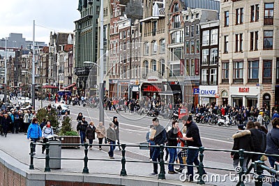 Populous Amsterdam Editorial Stock Photo