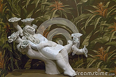 Porcelain figurine Stock Photo