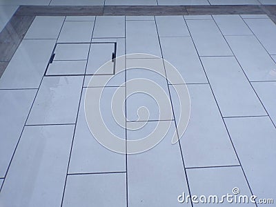 Porcelain paving Stock Photo