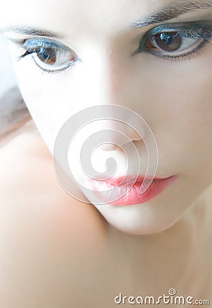 Porcelain skin Stock Photo