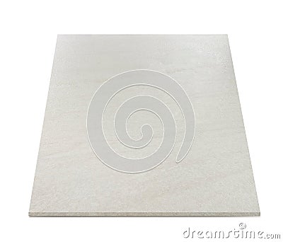 Porcelain tile, rectified and with lapped surface. Stock Photo