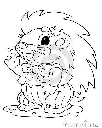 Porcupine Vector Illustration