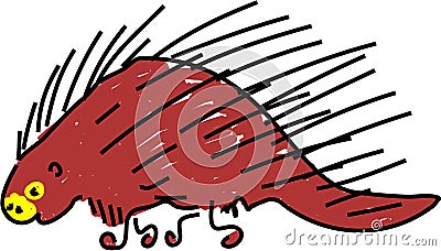 Porcupine Stock Photo