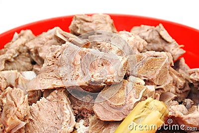 The pork bone chops Stock Photo