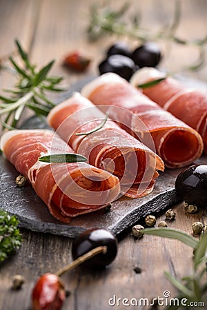 Pork collar ham Stock Photo