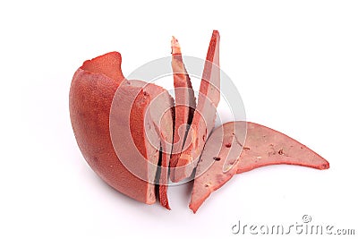 Pork liver Stock Photo