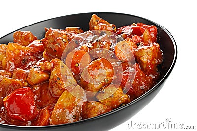 Pork stew Stock Photo