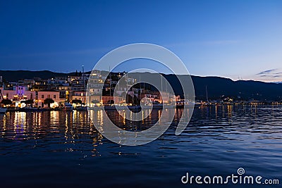 Poros island Editorial Stock Photo