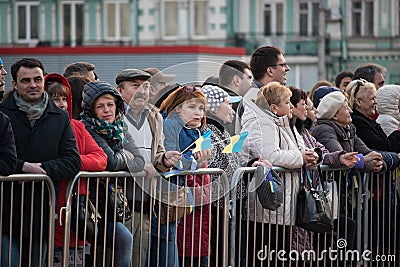 Kyiv, Ukraine 19 apr 2019. UA Presidential Debate 2019. Kyiv Olympiyskiy Stadium Editorial Stock Photo