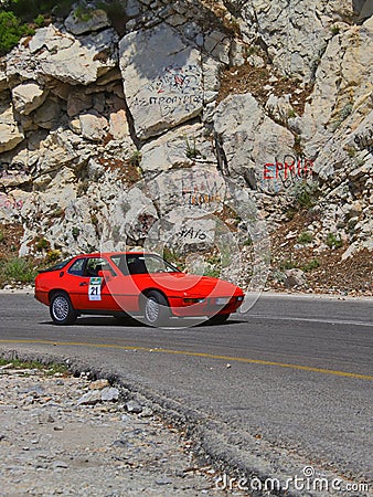 PORSCHE 924 - 1976 Editorial Stock Photo