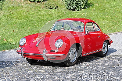 Porsche 356 coupe (1948-1965) Editorial Stock Photo