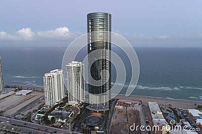 Porsche Design Tower Sunny Isles Beach Editorial Stock Photo