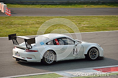 Porsche 911 GT3 R at Monza Editorial Stock Photo