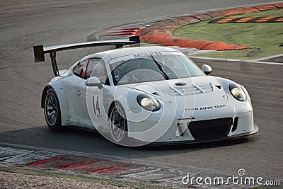 Porsche 911 GT3 R at Monza Editorial Stock Photo