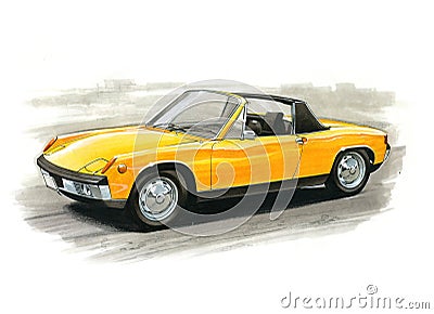 Porsche 914 Editorial Stock Photo