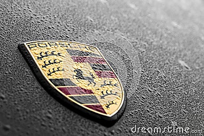 Porsche logo Editorial Stock Photo