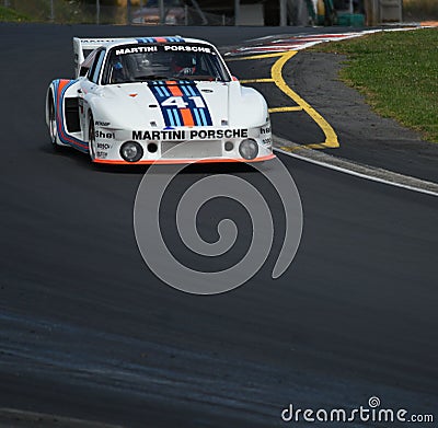 Porsche 935-77 Martini LeMans race car Editorial Stock Photo