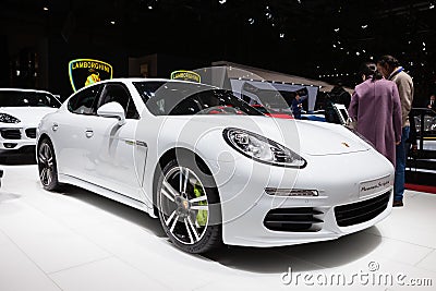 Porsche Panamera S e-hybrid Editorial Stock Photo