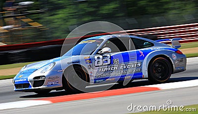 Porsche 997 racing Editorial Stock Photo
