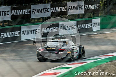 Porsche 911 RSR on the circuit of Monza Editorial Stock Photo