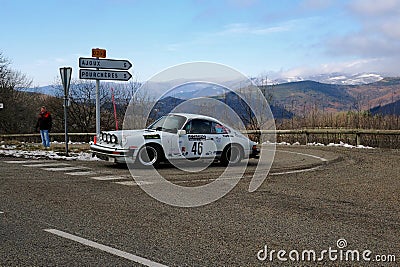 Porsche 911SC - 1977, 25th Rallye Monte-Carlo Historique 2023 Editorial Stock Photo