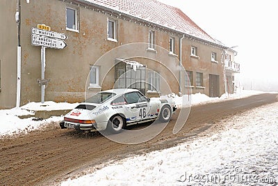 Porsche 911SC - 1977, 25th Rallye Monte-Carlo Historique 2023 Editorial Stock Photo