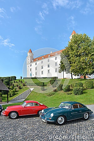 Porsche 356 coupe (1948-1965) Editorial Stock Photo