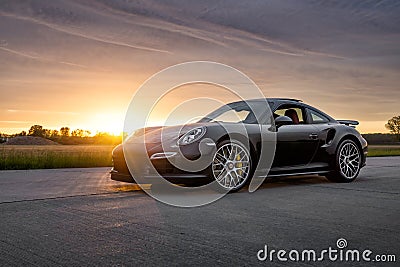 2015 Porsche 911 Turbo S Editorial Stock Photo