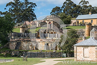 Port Arthur - Guard Tower Editorial Stock Photo