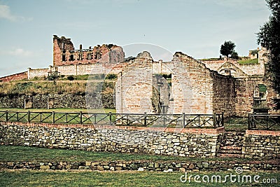 Port Arthur hospital relic Stock Photo