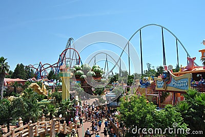 Port aventura Editorial Stock Photo