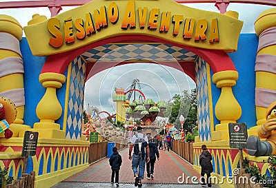 Port Aventura Editorial Stock Photo