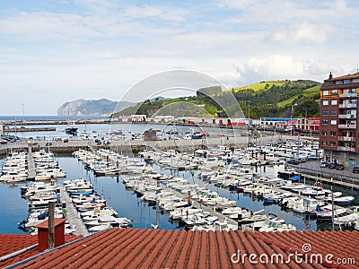 Port of bermeo Stock Photo