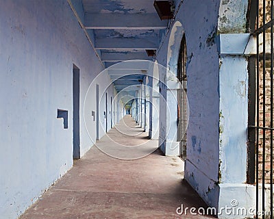 Port Blair Prison Cells Stock Photo