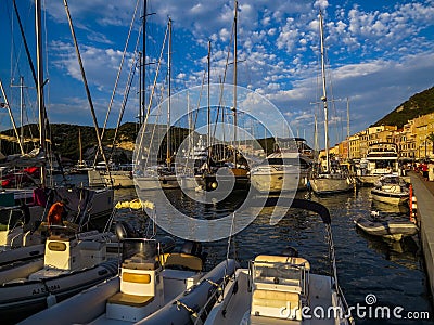 Port of Bonifacio Editorial Stock Photo