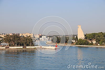 Port of Brindisi, Italy Editorial Stock Photo