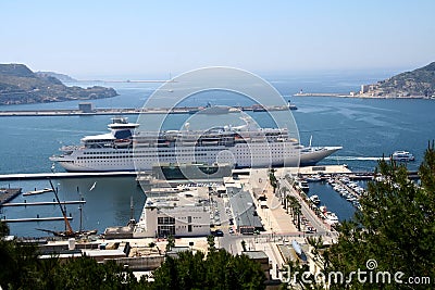 Port of cartagena Stock Photo