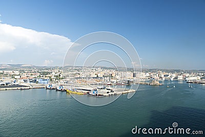 Port of Civitavecchia - Italy Editorial Stock Photo