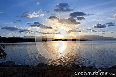 Port Douglas Queensland Sunset Stock Photo