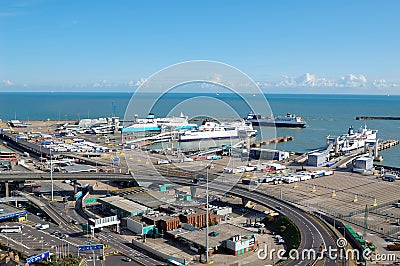 The Port of Dover Stock Photo